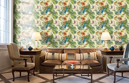 Обои 30015-1 фото в интерьере кабинета превью