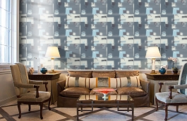 Обои 30089-1 фото в интерьере кабинета превью