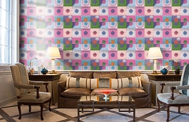 Обои 30596-1 фото в интерьере кабинета превью