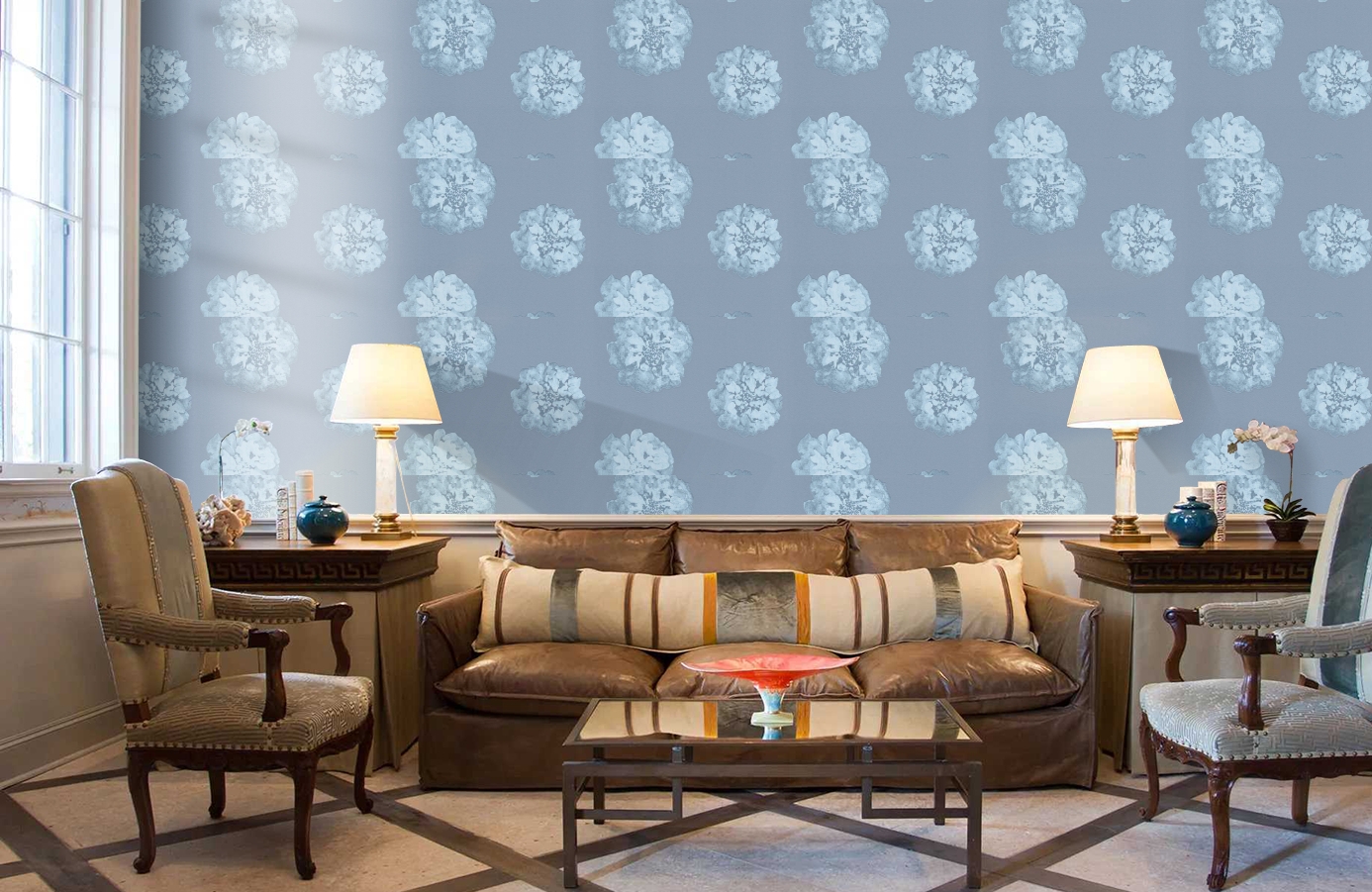 Обои 32454-1 фото в интерьере кабинета Обои 32454-1 фото в интерьере кабинета