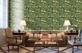 Обои 33635-1 фото в интерьере кабинета превью