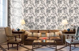 Обои 33867-3 фото в интерьере кабинета превью