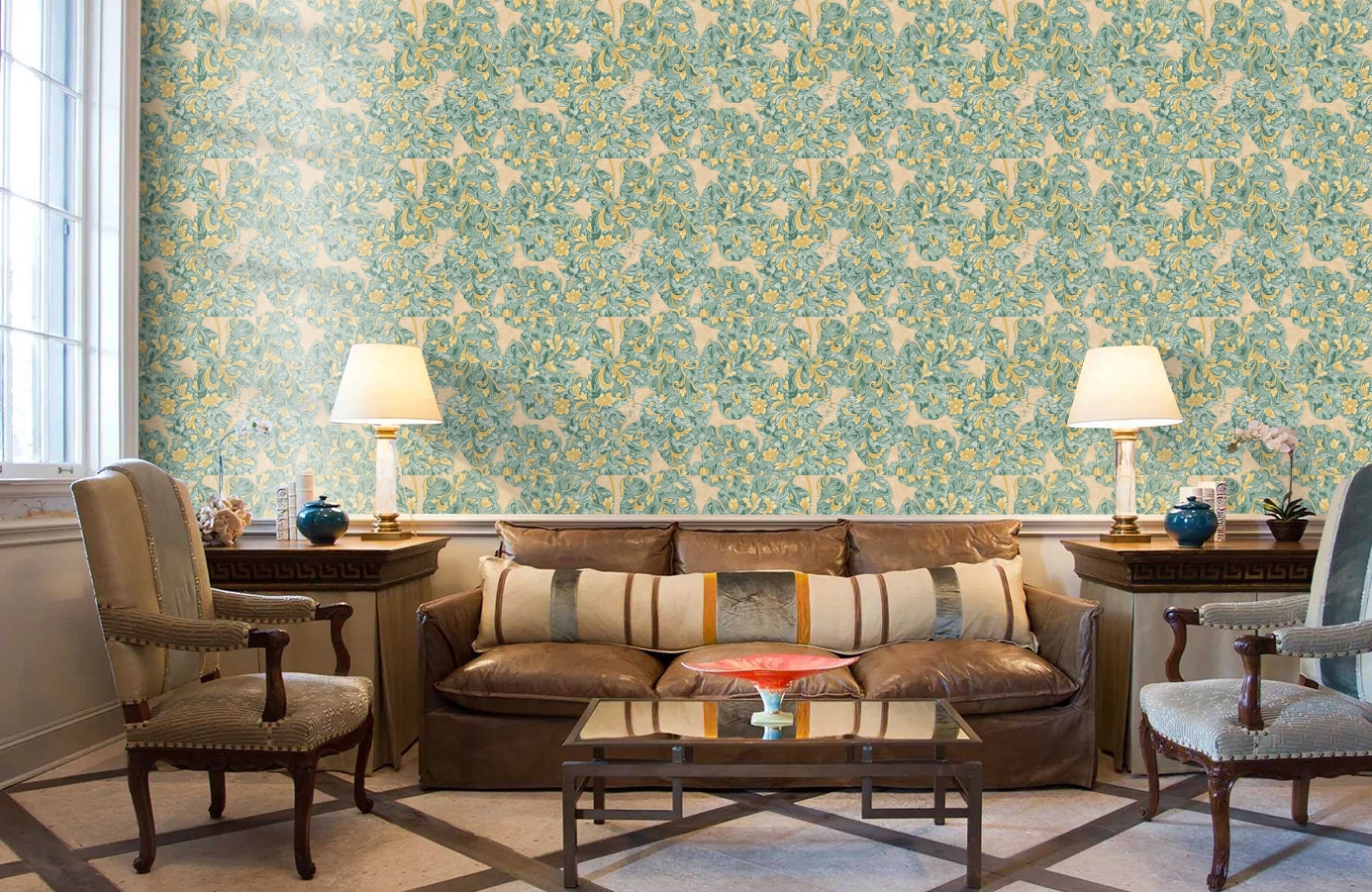 Обои 33869-1 фото в интерьере кабинета Обои 33869-1 фото в интерьере кабинета