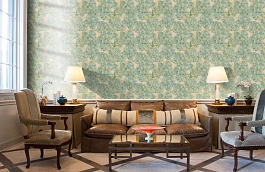 Обои 33869-1 фото в интерьере кабинета превью