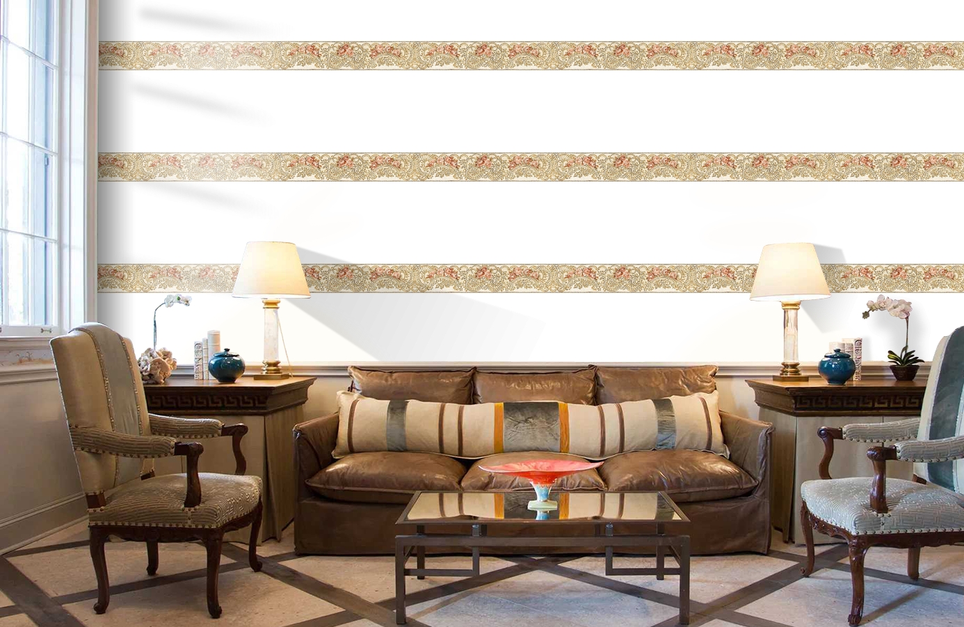 Обои 34074-5 фото в интерьере кабинета Обои 34074-5 фото в интерьере кабинета