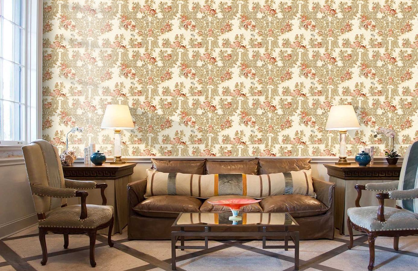 Обои 34075-5 фото в интерьере кабинета Обои 34075-5 фото в интерьере кабинета