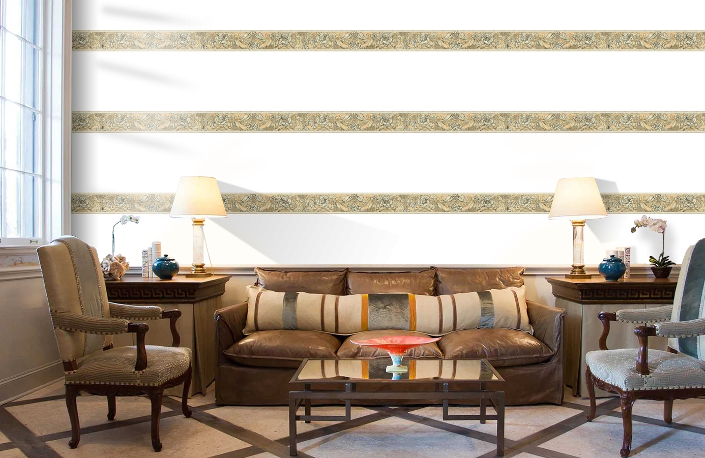 Обои 34078-5 фото в интерьере кабинета Обои 34078-5 фото в интерьере кабинета