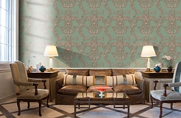 Обои 34777-3 фото в интерьере кабинета превью