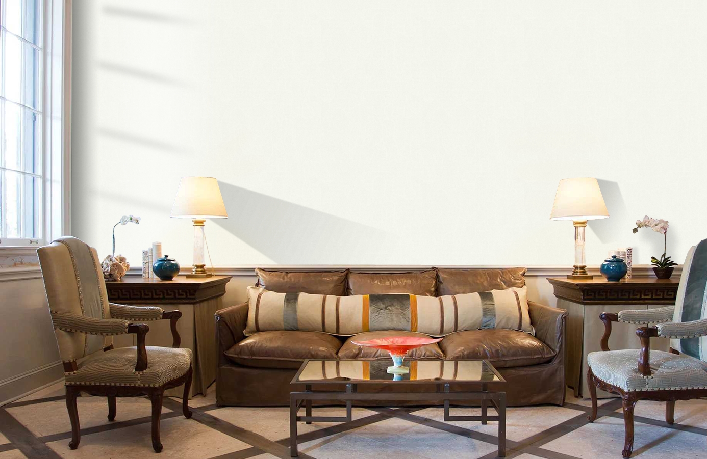 Обои 3530-30 фото в интерьере кабинета