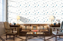 Обои 35828-1 фото в интерьере кабинета превью