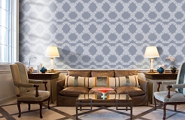 Обои 36090-6 фото в интерьере кабинета превью