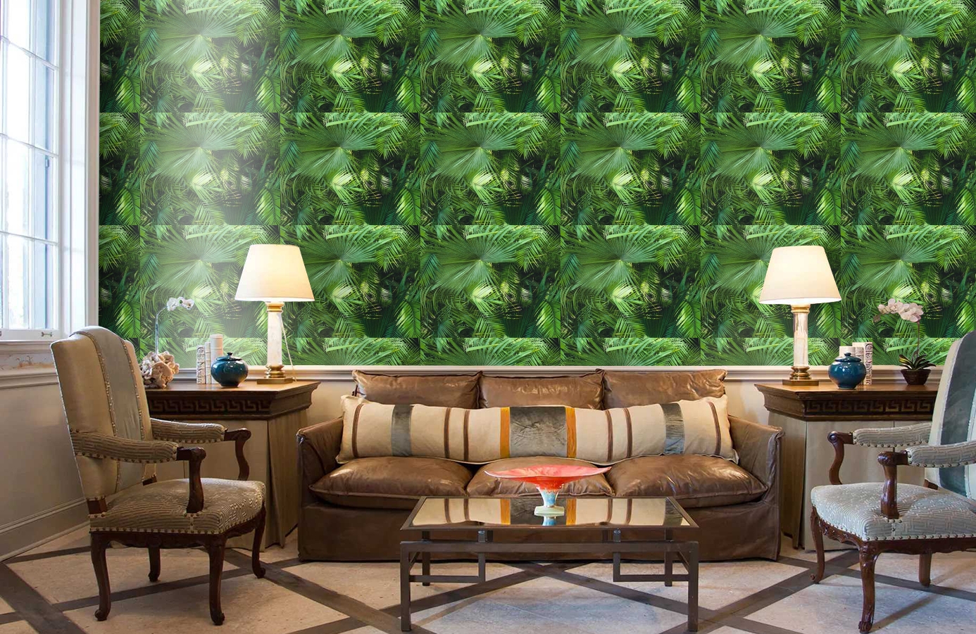 Обои 362001 фото в интерьере кабинета