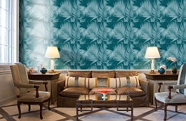 Обои 36505-5 фото в интерьере кабинета превью