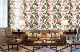 Обои 36518-1 фото в интерьере кабинета превью