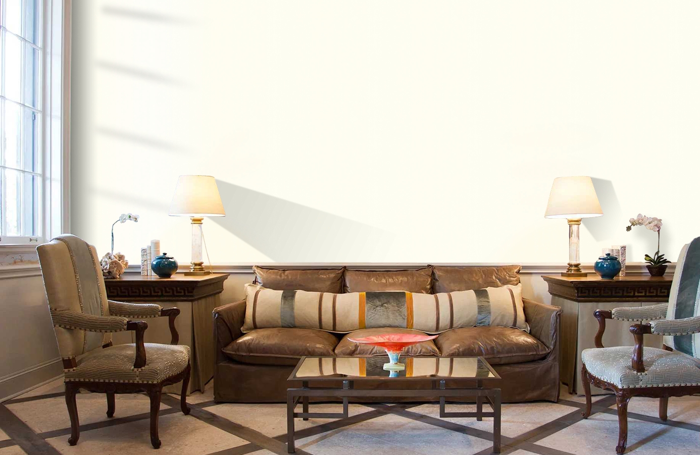 Обои 36899-1 фото в интерьере кабинета