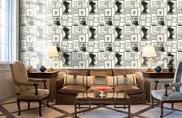 Обои 36918-1 фото в интерьере кабинета превью