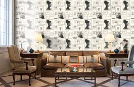 Обои 36918-2 фото в интерьере кабинета превью