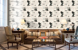 Обои 36918-3 фото в интерьере кабинета превью