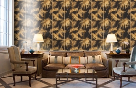 Обои 36919-5 фото в интерьере кабинета превью