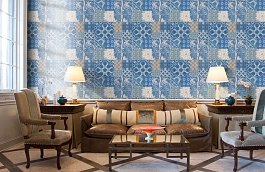 Обои 36923-1 фото в интерьере кабинета превью