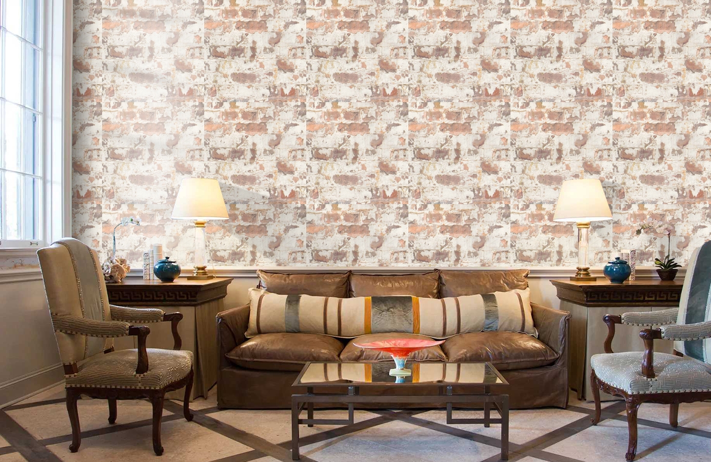 Обои 36929-1 фото в интерьере кабинета