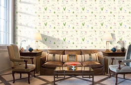 Обои 36985-1 фото в интерьере кабинета превью