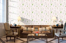 Обои 36985-3 фото в интерьере кабинета превью