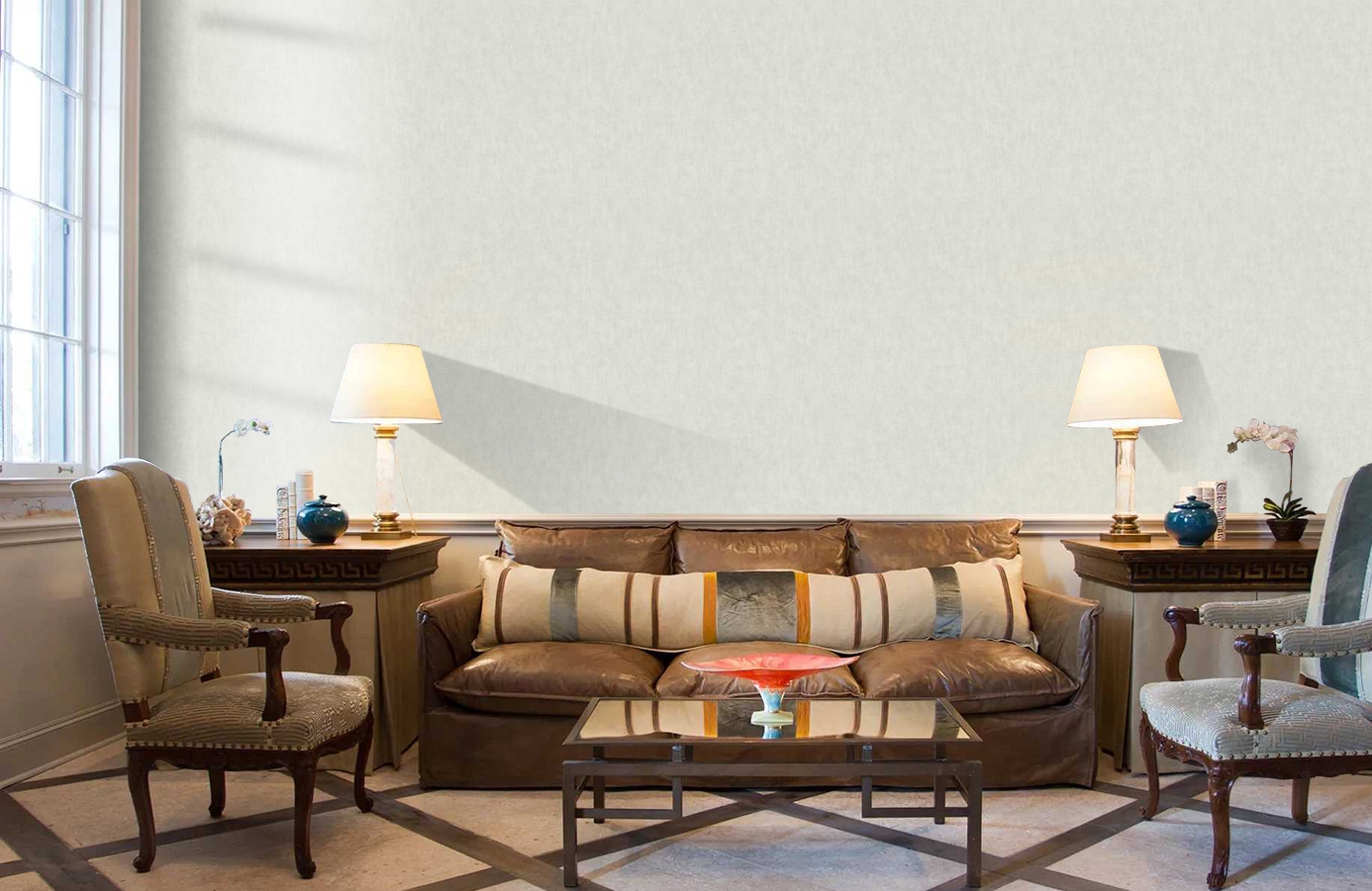 Обои 37535-4 фото в интерьере кабинета