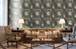 Обои 37652-2 фото в интерьере кабинета превью