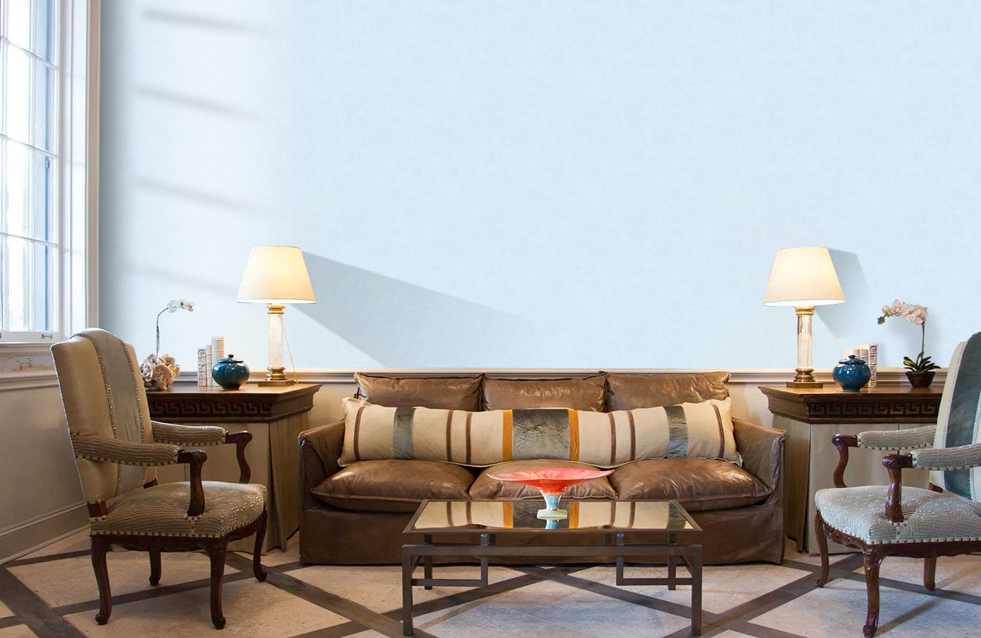 Обои 37656-4 фото в интерьере кабинета