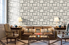 Обои 37846-3 фото в интерьере кабинета превью