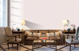 Обои 39073-3 фото в интерьере кабинета превью