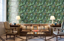 Обои 95898-1 фото в интерьере кабинета превью