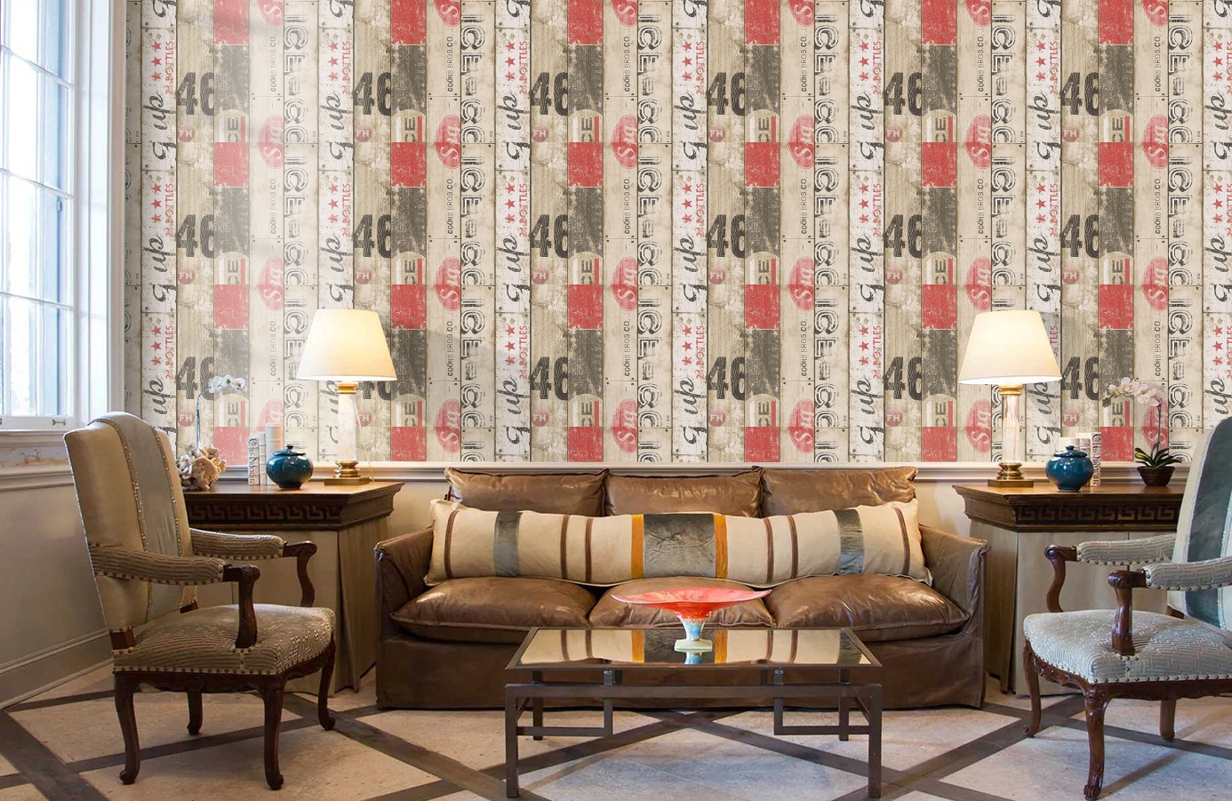 Обои 95950-1 фото в интерьере кабинета