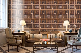 Обои 96030-1 фото в интерьере кабинета превью