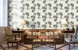 Обои 96116-4 фото в интерьере кабинета превью