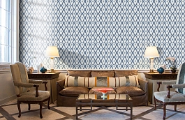 Обои 96197-4 фото в интерьере кабинета превью