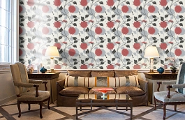 Обои 96224-1 фото в интерьере кабинета превью