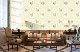 Обои DL20303 фото в интерьере кабинета превью