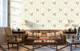 Обои DL20305 фото в интерьере кабинета превью