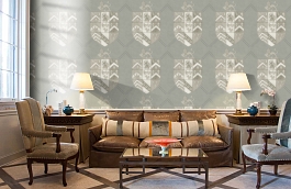 Обои Hastings Marl HS03 фото в интерьере кабинета превью