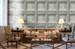 Обои Jacobean Limed GC04 фото в интерьере кабинета превью