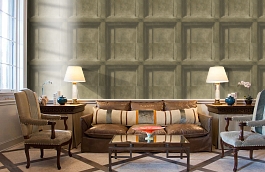 Обои Jacobean Oak GC01 фото в интерьере кабинета превью