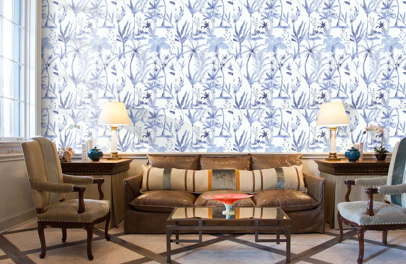 Обои 17662 фото в интерьере кабинета