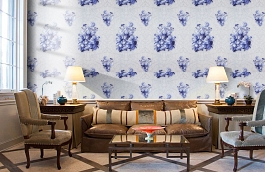 Обои 17805 фото в интерьере кабинета превью