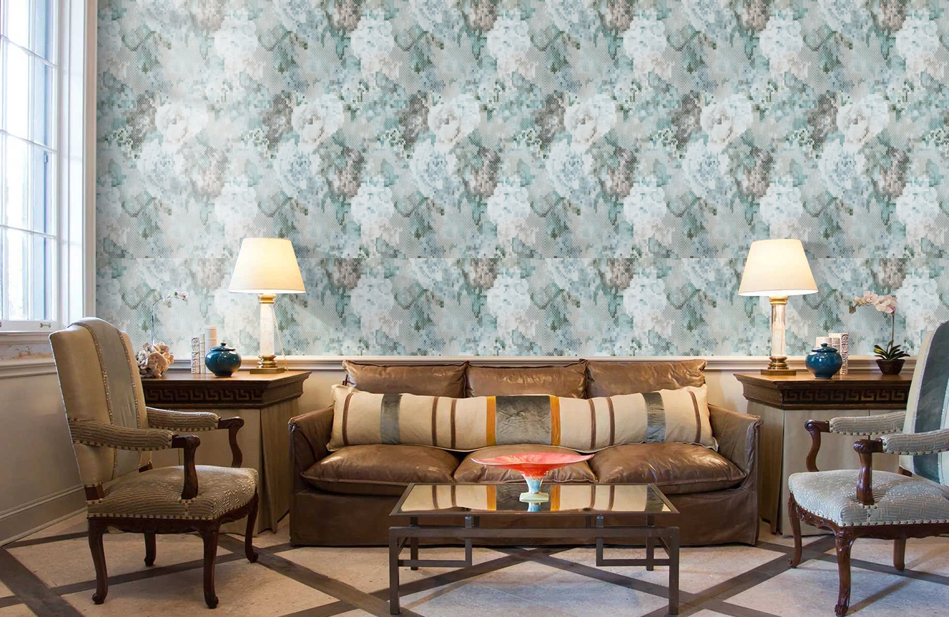 Обои 218222 фото в интерьере кабинета