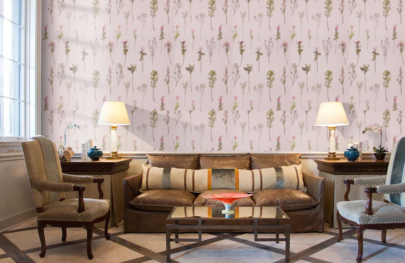 Обои 218242 фото в интерьере кабинета