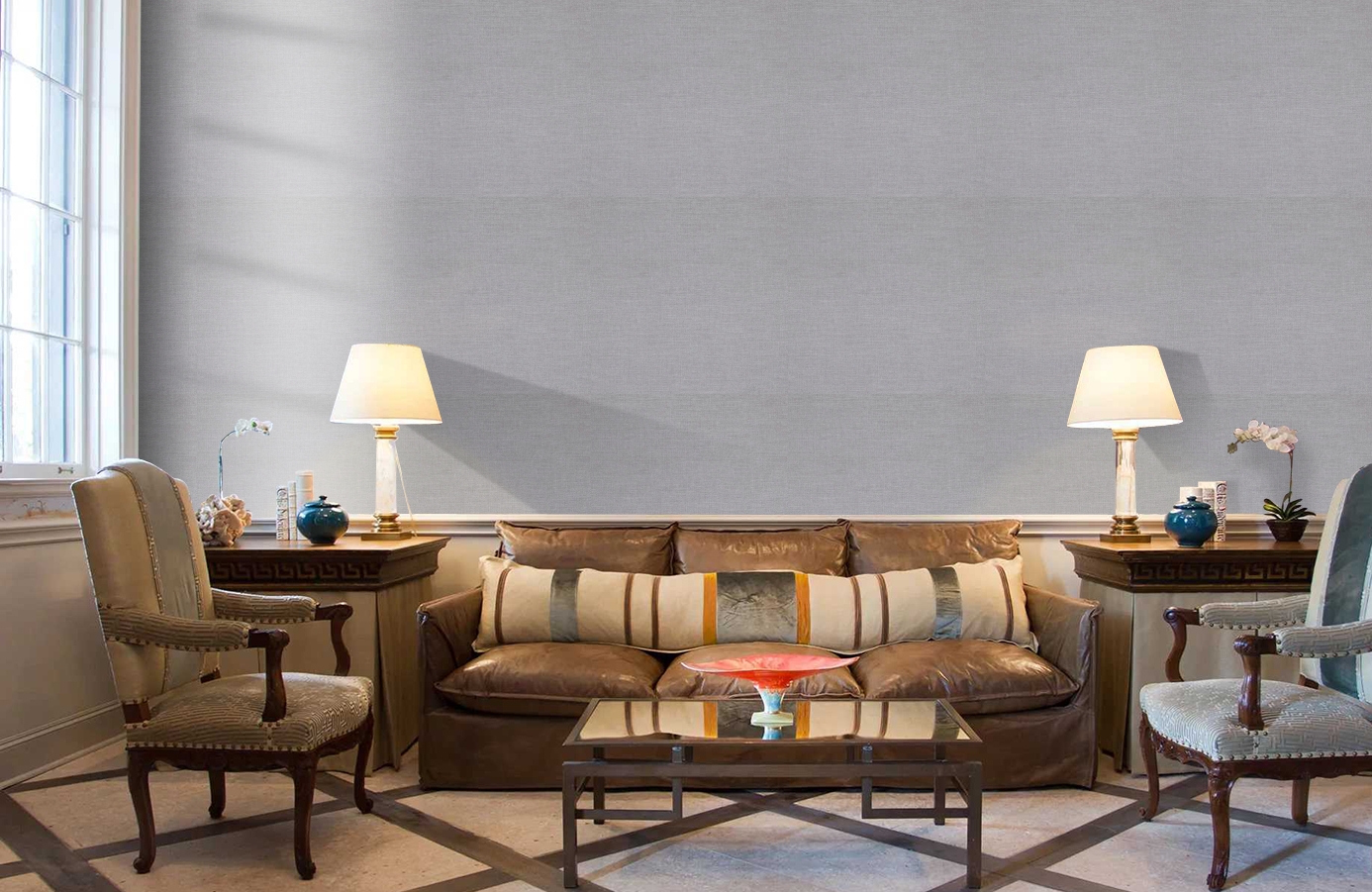 Обои 218907 фото в интерьере кабинета