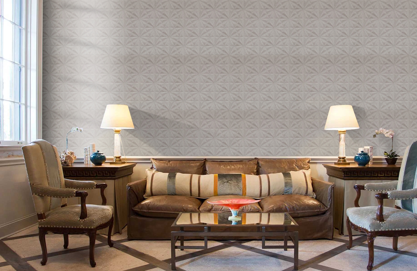 Обои 218963 фото в интерьере кабинета