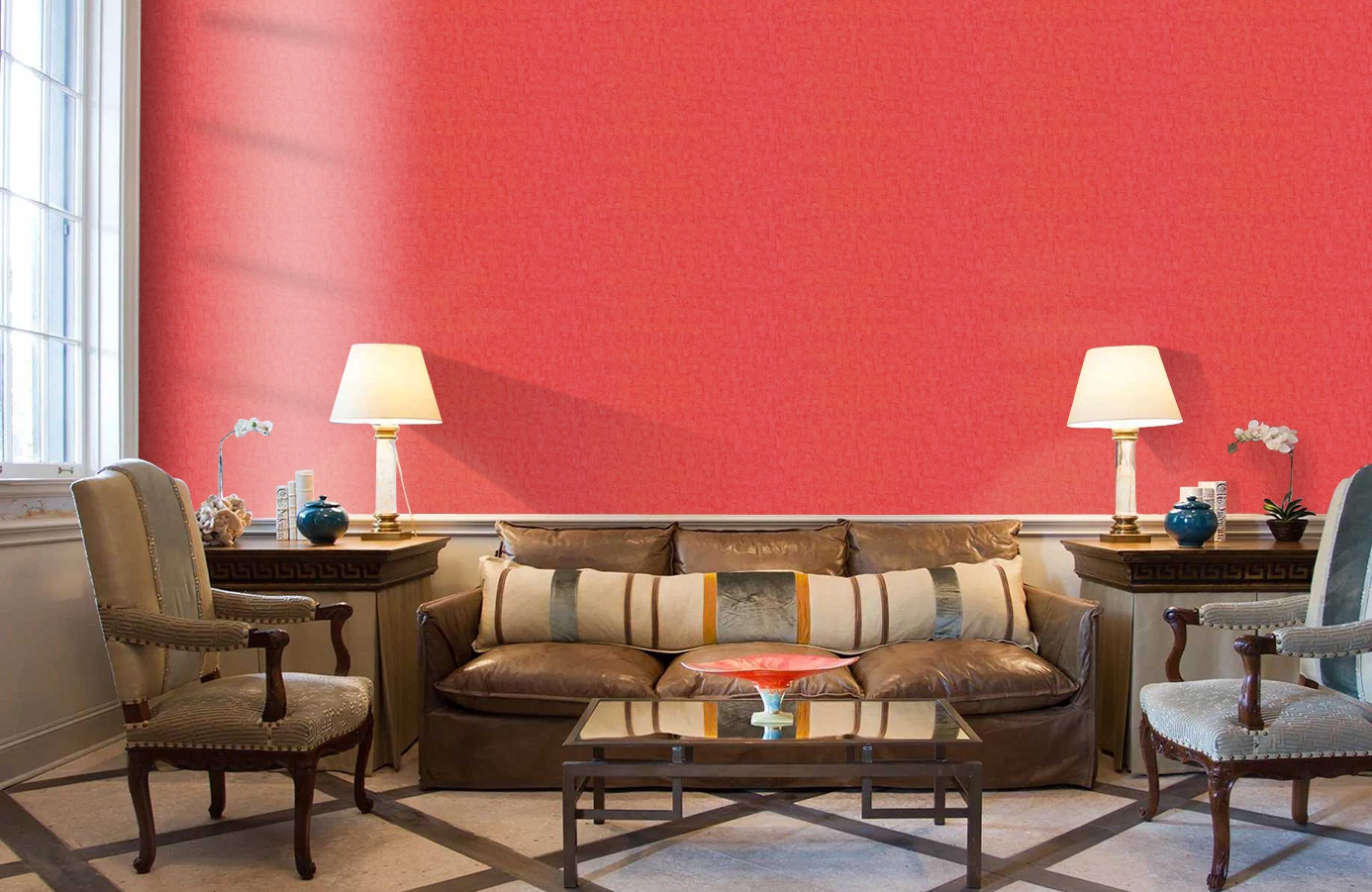 Обои 220070 фото в интерьере кабинета